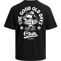 Neverless Oversize-Shirt Herren T-Shirt - Good old Days - Oversized Relaxed Fit Sommer Fashion mit Print