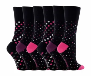 Gentle Grip - 6 Paar Damen Gentle Grip nicht elastische Socken - GG07