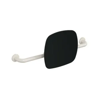 Hewi 801 Rückenstütze 801.51.916399 Wandabstand 150mm, Lehne tiefschwarz, reinweiß