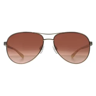 Ted Baker Aviator Unisex Schwarz Braun Gradient TB1271 Oliver