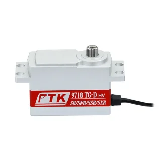 PTK 9718 TG-D 60.2g High-resolution Digital Servo Metal Gear IP65 Waterproof Rating for Airplane RC Aircraft Fixed Wing
