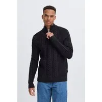 Blend Stehkragenpullover BHBASIM HalfZ aus Baumwollmischung, Regular Fit, mit Rippbündchen am Rumpf