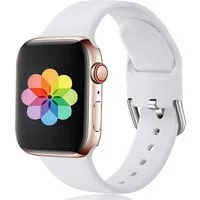 CoolGadget Smartwatch-Armband Fitnessarmband aus TPU / Silikon, für Apple Watch 1 / 2 / 3 / 4 / 5 / 6 / 7 / 8 / 9 / SE 38 40 41 mm
