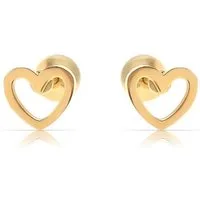 Made by Nami Ohrring-Set Herz Ohrringe Gold Damen Wasserfester Schmuck, Minimalistisch Geschenk für Sie