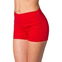 Alkato Yogashorts Alkato Damen Shorts mit Hohem Bund Hotpants Radlerhose Long Shorts