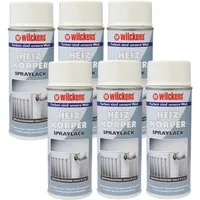 ARLI Heizungskellerfarbe ARLI Set: Heizkörper Lackspray weiß hochglänzend Spraylack 400ml, Set weiss glänzend