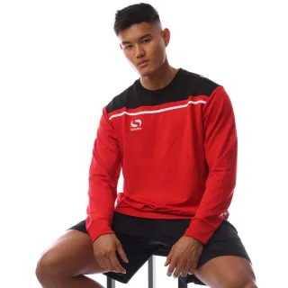 Sondico - "Precision" Sweatshirt für Herren, Langärmlig (Rot/Schwarz)