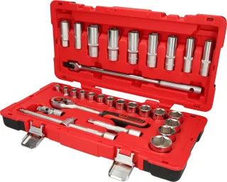 KS Tools 1/2" Steckschlüssel-Satz, 30-tlg - 951.0630