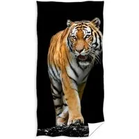Carbotex Strandtuch Tiger Badetuch Handtuch Strandtuch 70 x 140 cm