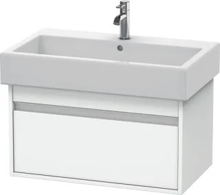 Duravit Ketho Waschtischunterbau wandhängend Weiß Matt 750x440x410 mm - KT668701818 KT668701818