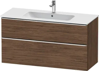 Duravit D-Neo Waschtischunterbau wandhängend Nussbaum dunkel Matt 1210x462x625 mm - DE4364010210000 DE4364010210000
