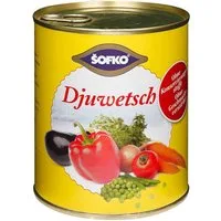SOFKO Gemüsekonserve, Sofko Djuwetsch Mischgemüse in Stücke gedünstet typisch Balkan 800ml