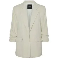 Vero Moda Jackenblazer Einfarbiger Blazer Offfener Style Basic Jacket (normal) VMFRIDA 3/4 REGULAR BLAZER NOOS