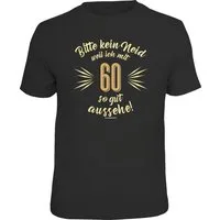 RAHMENLOS® T-Shirt als Geschenk zum 60. Geburtstag - Bitte kein Neid