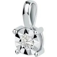 CHRIST Kettenanhänger CHRIST Damen-Anhänger 375er Weißgold 1 Diamant
