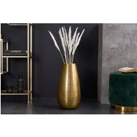 riess-ambiente Bodenvase ORIENT 50cm gold (Einzelartikel, 1 St), Deko · Blumen · Hammerschlag Design · Metall