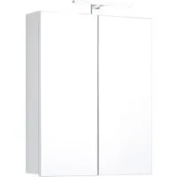 welltime Spiegelschrank Sovana Badschrank wahlweise mit oder ohne Beleuchtung - (B/T/H) 60/18/67 cm