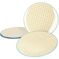 Ritzenhoff & Breker Speiseteller 4er Set Speiseteller Makina gelb 26,5cm Ritzenhoff & Breker - 44744