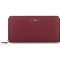 Frentree Geldbörse Damen Portemonnaie mit Rundum-Reißverschluss, 9 Karten, Handyfach, mit 3 große Fächer und RFID-Schutz,inkl. Geschenkbox