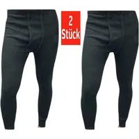DDOnlineShop Lange Unterhose Herren Leggings (Spar-Set, 2-St., 2er-Pack) Premium Qualität -A-6015