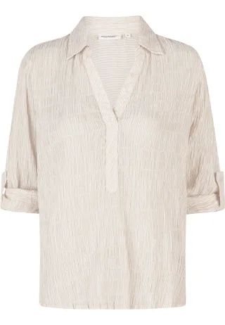 BROADWAY NYC FASHION - Blouse summer sand stripe - Gr. - 001