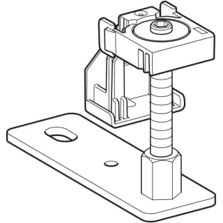 Geberit Ersatzteile Fuß stockwerksdurchdringend, für Geberit Duofix Installationsrahmen, 246417001 246417001