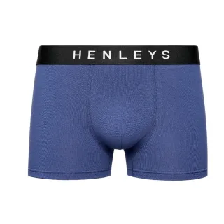Henleys - "Inky" Boxershorts für Herren(3er-Pack) (Blau)