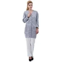 M-Diamant Cardigan Cardigan mit Knopfleiste Langarm Strickjacke Freizeitmantel (M-Diamant Kleidung) Komfortabler und warmer Cardigan mit Knopfleiste