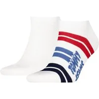Tommy Hilfiger Sneakersocken TH UNI TJ SNEAKER 2P FUSHION TOMMY (2 Paar)