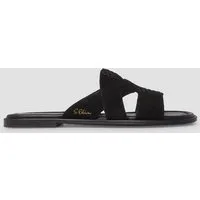 s.Oliver Sandalen Sandale Sandalen aus Veloursleder