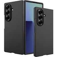 CoolGadget Handyhülle Handy Schutzhülle für Samsung Galaxy Z Fold 7 matt schwarz, Silikon TPU Hülle Schutz Tasche Cover schlicht Slim Case