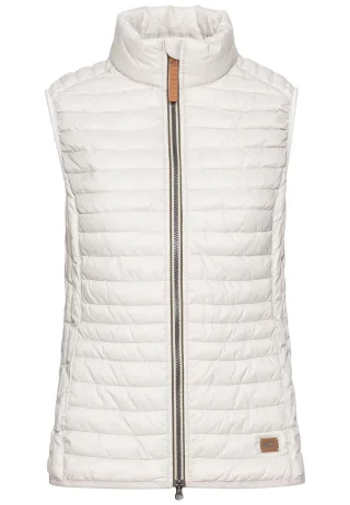 camel active - Steppweste mit zwei Wege Reißverschluss pearl - Gr. - 36