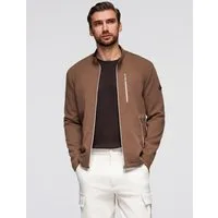OMBRE Bikerjacke Bikerjacke mit Stehkragen