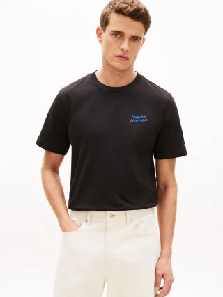 PALM PHOTO PRINT TEE Black - Gr. - M