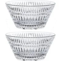 Nachtmann Servierschüssel Nachtmann Ethno Bowl 2er Set, Glas, (Packung)