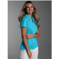 Trigema Poloshirt TRIGEMA Poloshirt ohne Knopfleiste (1-tlg)