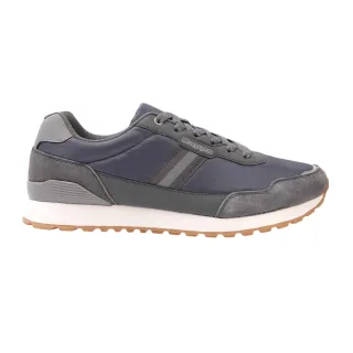 Kappa - "Draydon" Logo Sneaker für Herren, Wildleder, Niedrig geschnitten (Dunkelgrau)