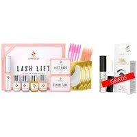 P-Beauty Cosmetic Accessories Wimpernpflege-Set Wimpernlifting Starter Set inkl. Original Zubehör+Volare GRATIS Serum, 10-tlg.