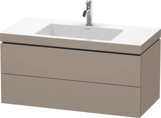 Duravit L-Cube c-bonded Set wandhängend Basalt Matt 1000x480x500 mm - LC6928O4343 LC6928O4343