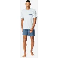 Schiesser Pyjama Comfort (2 tlg) Schlafanzug, Pyjama Set, Nachtwäsche