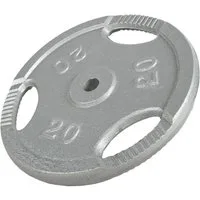 GORILLA SPORTS Hantelscheibe Hantelscheibe Guss Gripper 0,5-20 KG, 20 kg, (1-tlg)