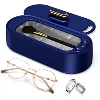 AIBISTAR Ultraschallreiniger Ultraschallreinigungsgerät brille, Reiniger Ultraschallgerät zahne, 45000Hz,2 Modi,380ml,für (Zahnersatz, Schmuck, Uhren, Rasierer u.v.m)