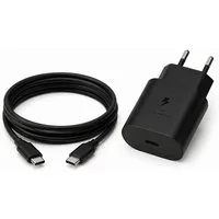PlugUp 25W USB-C Schnellladegerät mit USB-C Ladekabel für Samsung Galaxy Smartphone-Ladegerät (3000 mA, Set, Inkl. USB-C Ladekabel, Ladeadapter für Samsung Galaxy S26/S25/S24/S23/S22/A55/A35/A25 usw)