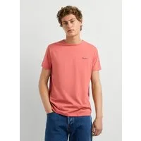 Pepe Jeans T-Shirt ORIGINAL BASIC 3N Rundhals mit kleinem Logodruck