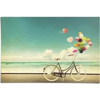 Reinders! Poster Luftballon Fahrrad, (1 St)