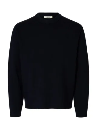 Selected - Relaxed Pulover: Slhteller blau - Gr. - S
