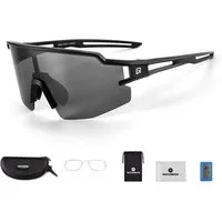 ROCKBROS Fahrradbrille Sportbrille Herren Outdoor Radfahren Angeln Golf PC Rahmen, photochrom, UV400 Schutz, ultraleicht, winddicht