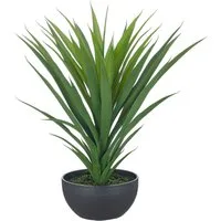 Kunstpflanze Yucca filamentosa, Creativ green, Höhe 53 cm, mit naturgetreuem Blattwerk
