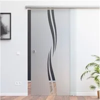 AMOD Glasschiebetür M2-ASE / SoftClose (SlimLine / SoftClose-Selbsteinzüge, Komplett Set), mit Griffmuschel
