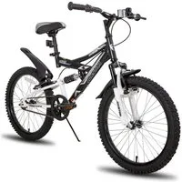 JOYSTAR Kinderfahrrad 20 Zoll bike für Jungen und Mädchen ab 7-12 Jahren Student Pendler, 1 Gang, mit vollgefedertem Stahlrahmen und 1-Gang-Antrieb mit Ständer